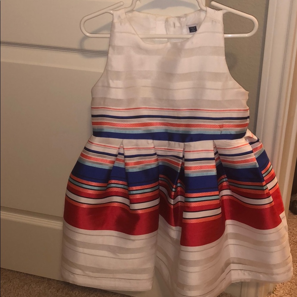 Multiple color stripe Janie and Jack Dress